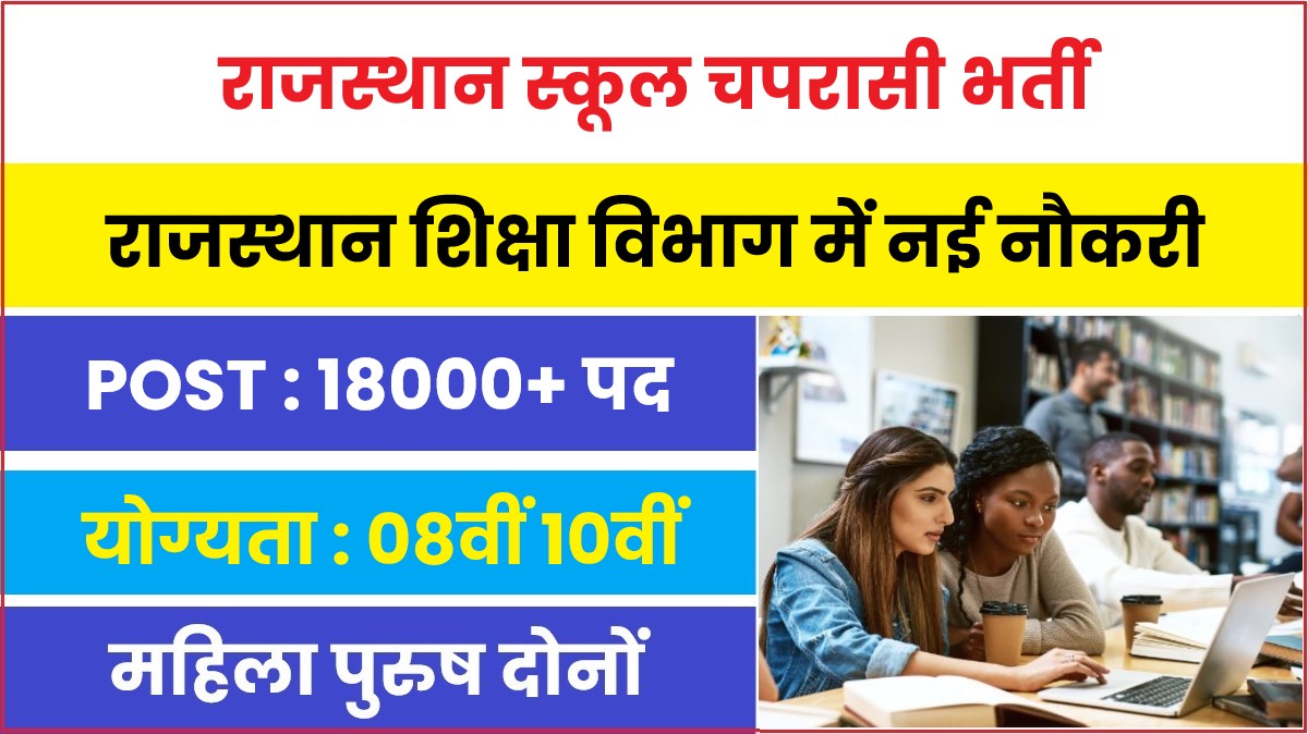 Rajasthan School Peon Vacancy 2023